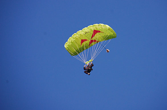 Salto en paracaídas - Villarrica