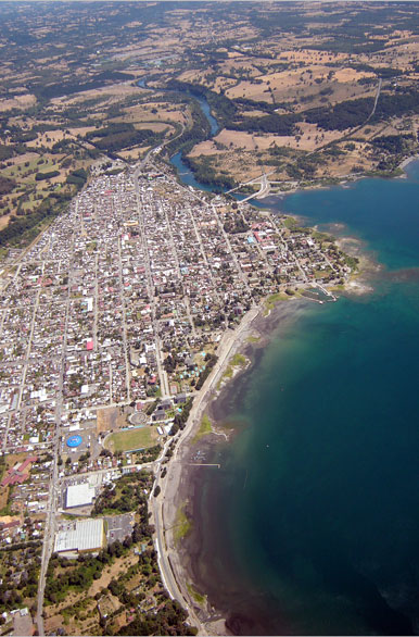 Hermosa vista aérea - Villarrica