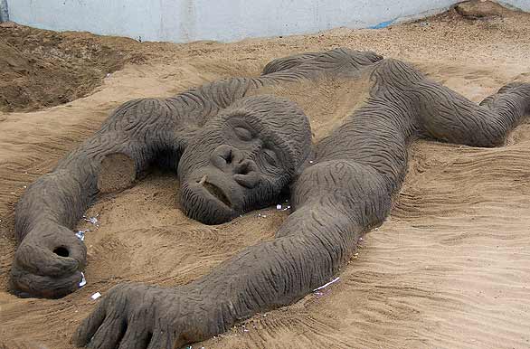 Escultura en la arena - Via del Mar